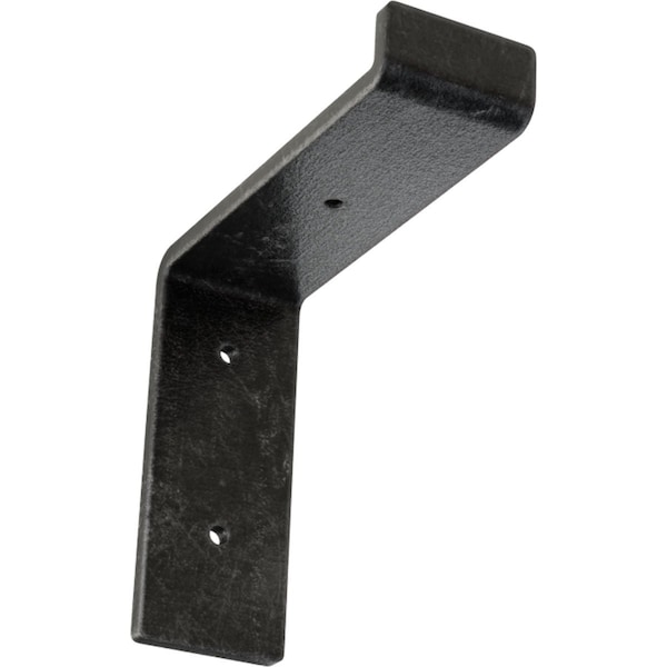 Ekena Millwork Steel Truss Shelf Bracket, Antiqued Silver 2"W x 6"D x 6 1/4"H BKTM02X06X06TSASV - main